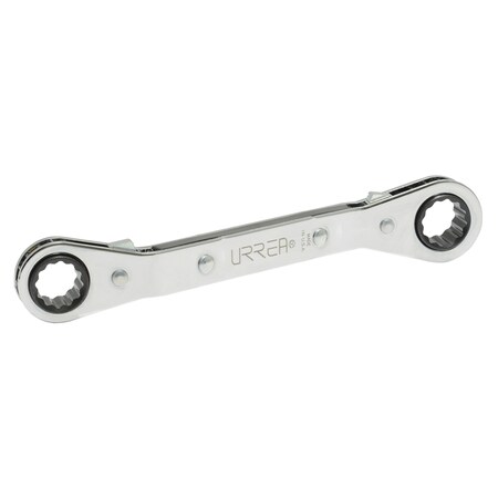 Urrea 12-Pt, 6 pt offset ratcheting box-end wrench, 1/2X9/16" Openig size. 1183